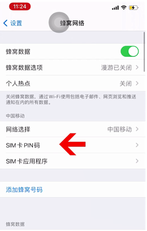 连云港苹果14维修网分享如何给iPhone14的SIM卡设置密码 